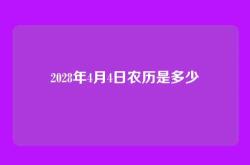 2028年4月4日农历是多少