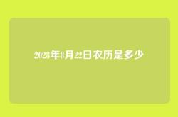 2028年8月22日农历是多少