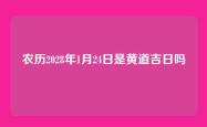 农历2028年1月24日是黄道吉日吗
