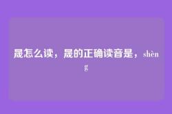 晟怎么读，晟的正确读音是，shèng