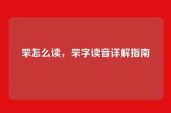 罘怎么读，罘字读音详解指南