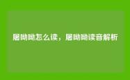 屠呦呦怎么读，屠呦呦读音解析